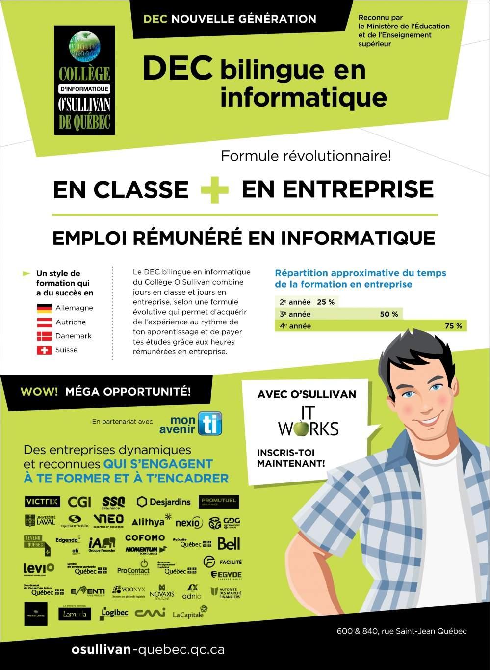 DEC en informatique bilingue